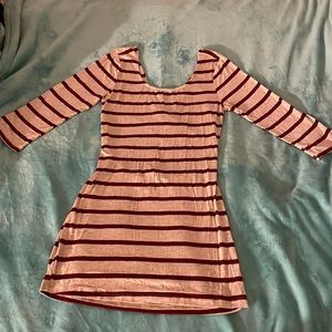 Body central stripped dress